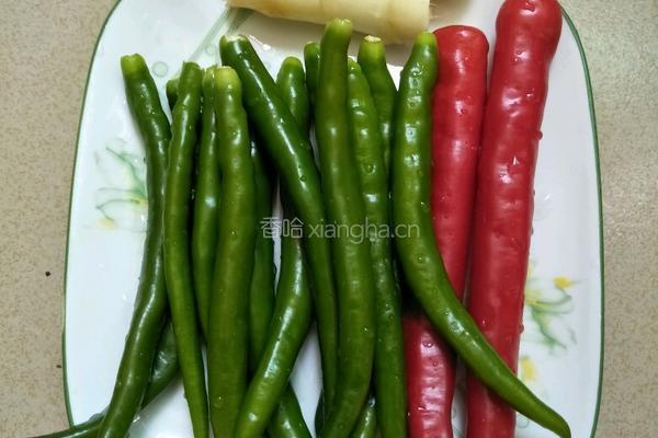 家常小炒肉的做法图解2