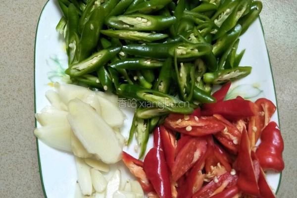 家常小炒肉的做法图解3