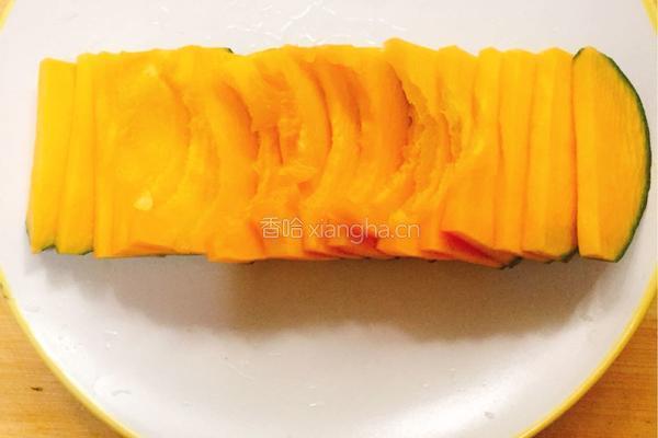 蒜泥肉丁蒸南瓜的做法图解3