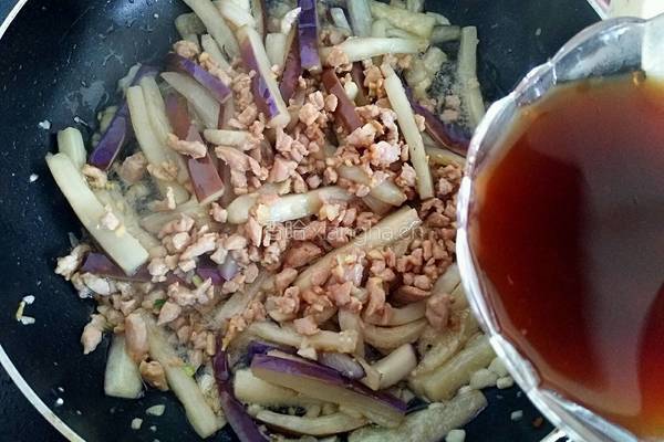 肉末茄子的做法图解12