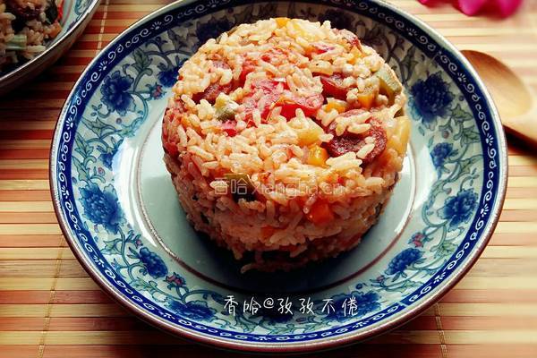 番茄闷饭的做法图解7