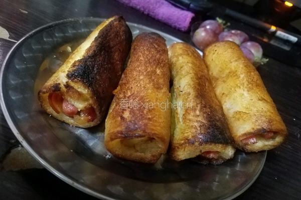 爆浆土司卷的做法图解7
