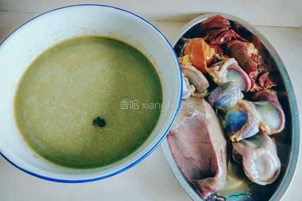 卤鸭胗和猪肝的做法图解1