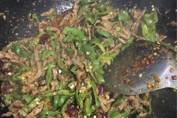 孜然炒肉的做法图解4