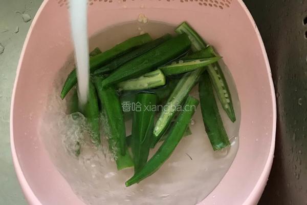 辣根秋葵的做法图解2