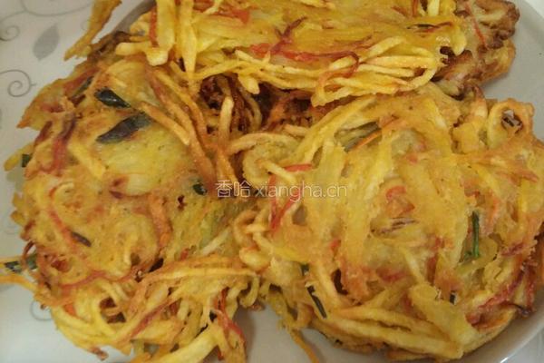 土豆丝饼的做法图解4