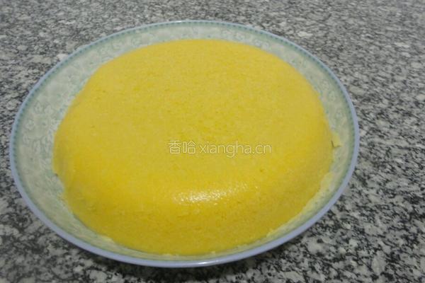 玉米面发糕的做法图解6