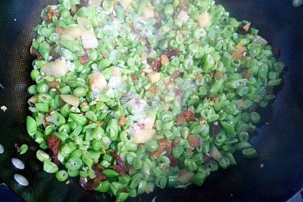豆角沥米饭的做法图解13