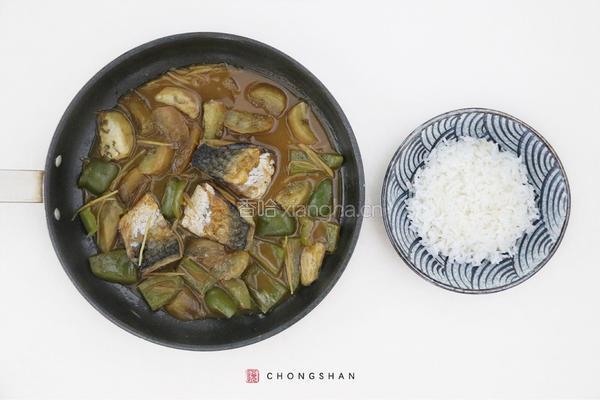 味增青花鱼饭的做法图解5