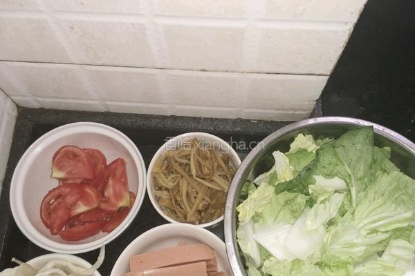 豆腐脑蔬菜汤的做法图解1