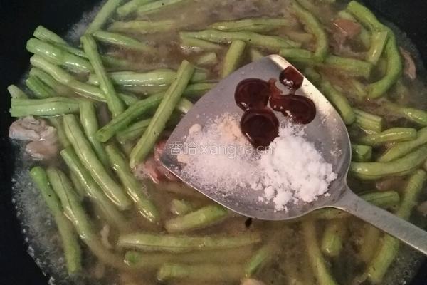 长豆角炒肉的做法图解5