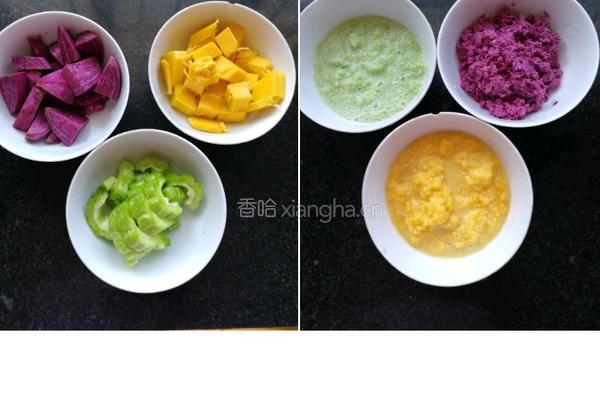 三色面皮的做法图解1