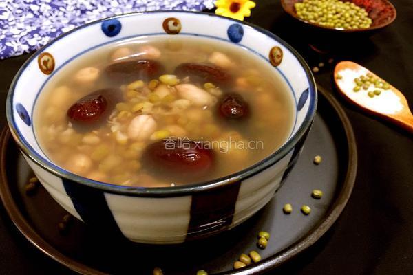 绿豆花生红枣甜汤的做法图解7