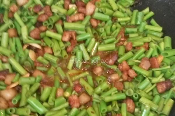 空心菜炒肉的做法图解5