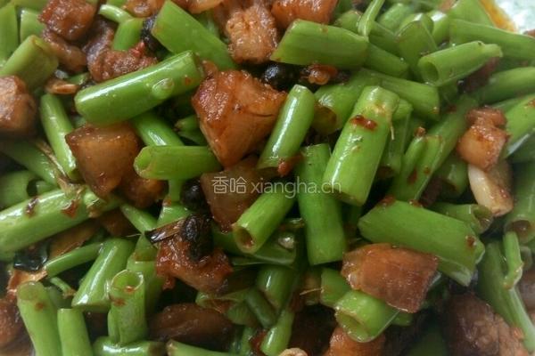 空心菜炒肉的做法图解6
