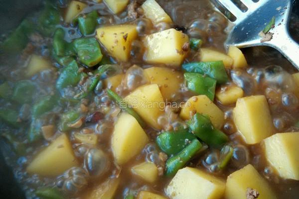 豆角土豆炖肉丸的做法图解15