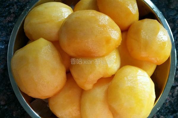 黄桃罐头的做法图解7