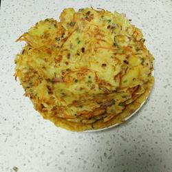 鸡蛋土豆丝饼的做法[图]