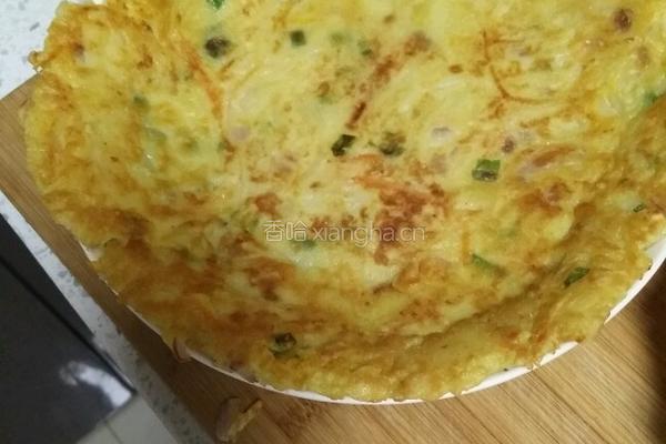 鸡蛋土豆丝饼的做法图解9