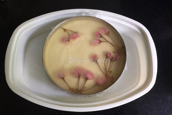 自制樱花慕斯蛋糕的做法图解15