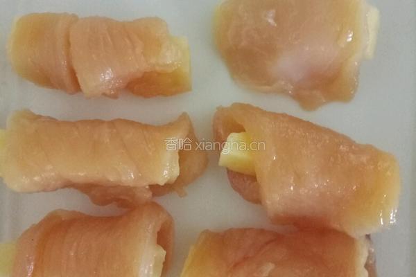 糖醋鸡肉卷的做法图解3