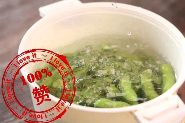 香嫩毛豆的做法图解3