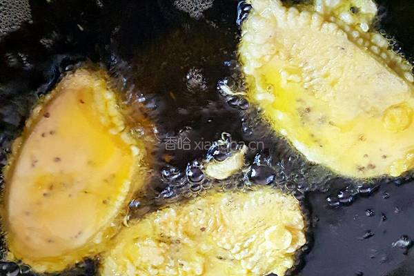 家常炸茄盒的做法图解6