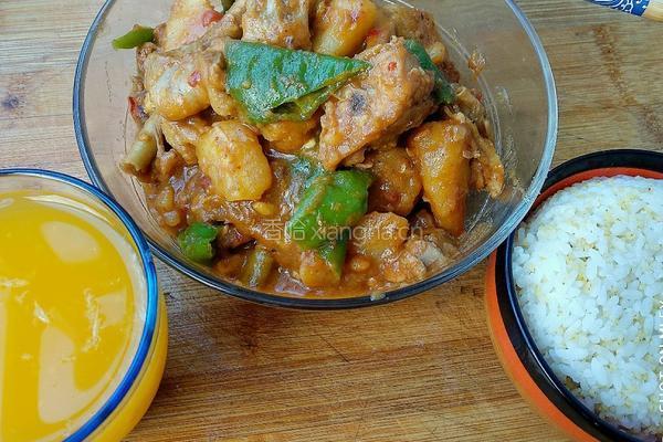 土豆烧鸡腿
