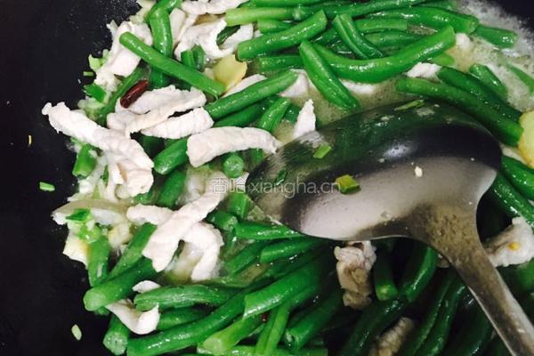 四季豆炒肉丝的做法图解11