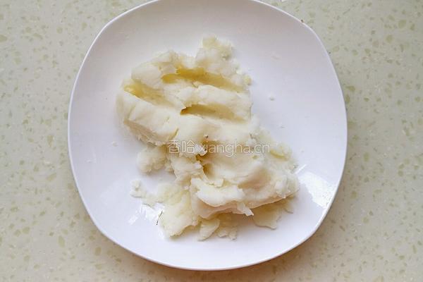 豆沙山药糕的做法图解4