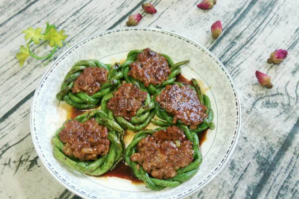 豆角酿肉的做法图解9