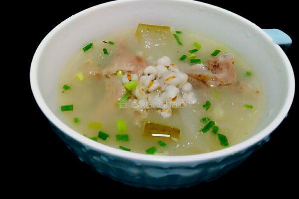 筒子骨薏米冬瓜汤的做法图解8