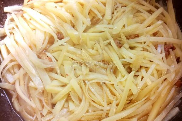 家常土豆丝的做法图解5