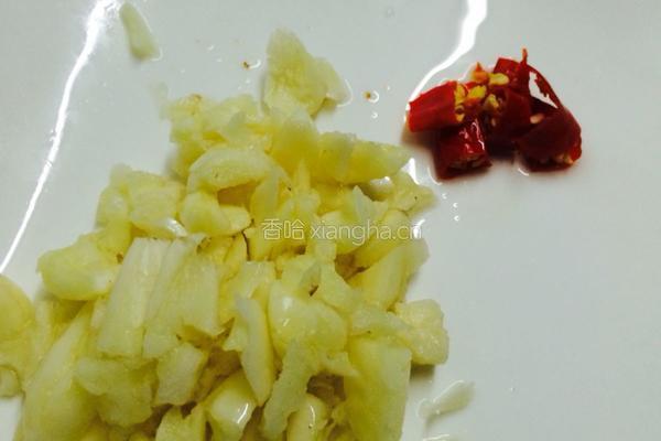 猪肝菜椒的做法图解3