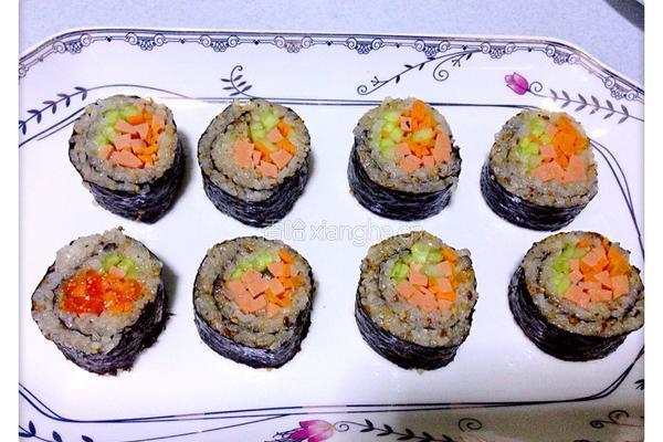 蔬菜火腿寿司的做法图解7