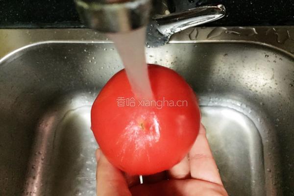 糖拌西红柿的做法图解2