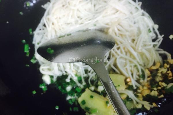 金针菇炒肉丝的做法图解14