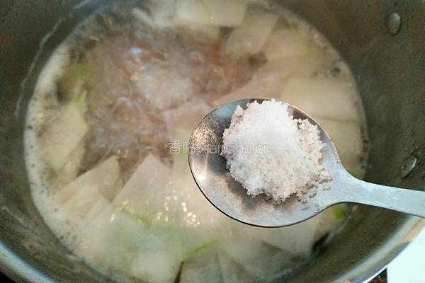 花甲冬瓜汤的做法图解6
