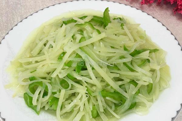 青椒土豆丝的做法图解6