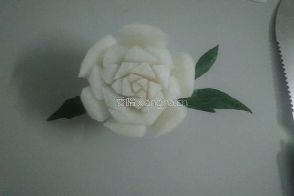 简雕玫瑰花的做法图解9