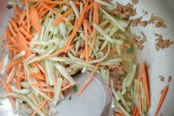 丝瓜肉末的做法图解6
