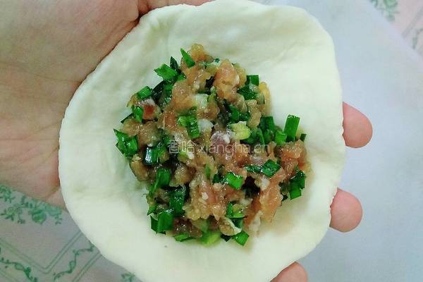 韭菜猪肉灌汤包的做法图解6