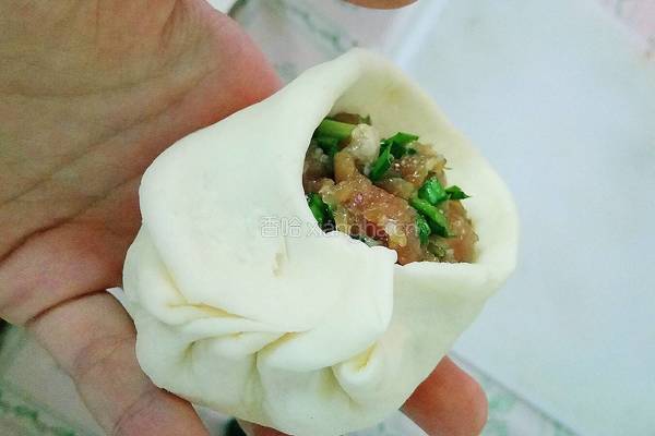 韭菜猪肉灌汤包的做法图解7