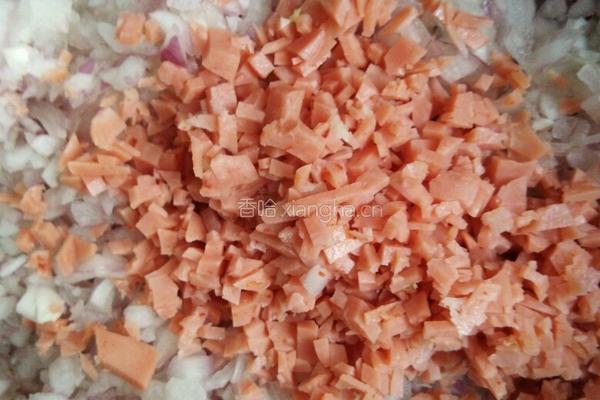 电饼铛洋葱饼的做法图解1