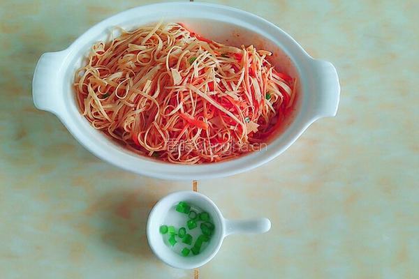 拌干豆腐丝的做法图解4