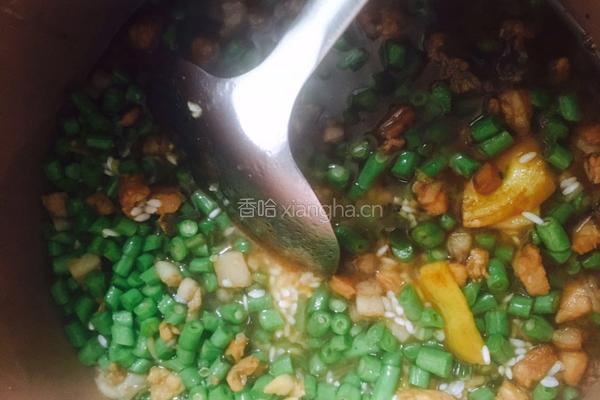 豆角肉丁米饭的做法图解10