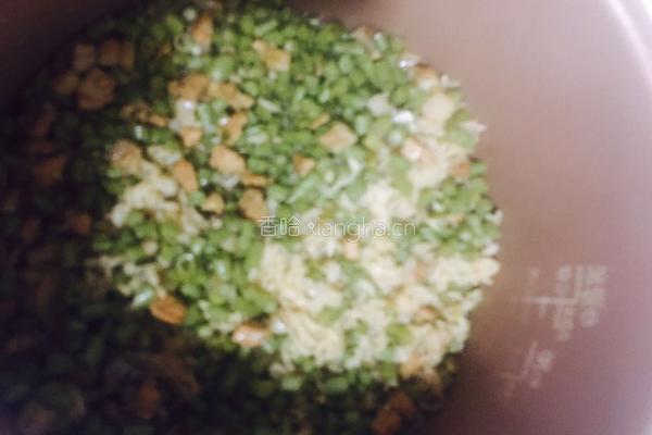 豆角肉丁米饭的做法图解13
