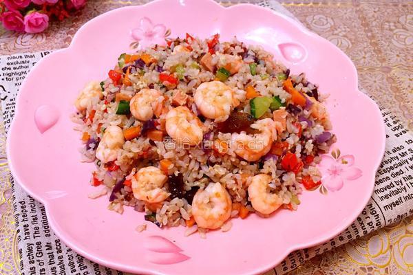 虾仁炒饭的做法图解7