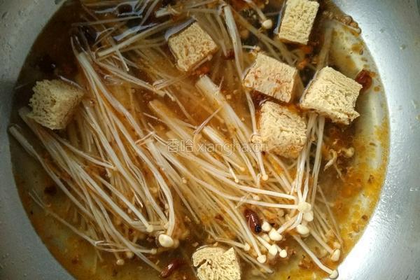 蚬子粉丝金针菇(香辣版)的做法图解7