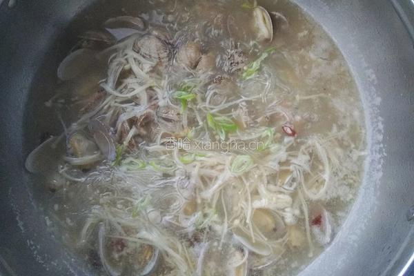 蚬子粉丝金针菇（蒜香版）的做法图解10